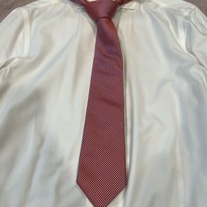 Men’s necktie - Charles Tyrwhitt - orange and blue